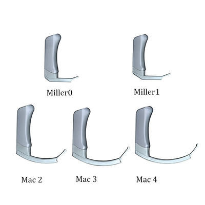 Removable Intubation Laryngeal Mirror Laryngoscope Set Tampilan Portabel