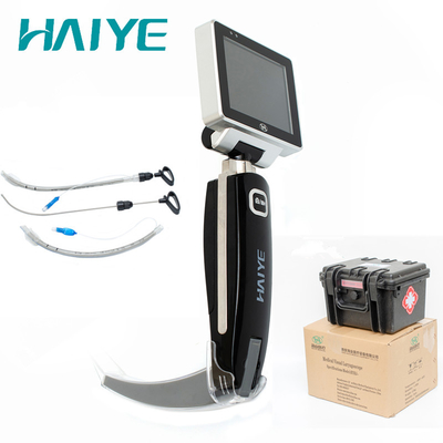 Anestesi Pisau Sekali Pakai Fiber Optic Video Laryngoscope Handheld Airway Intubation
