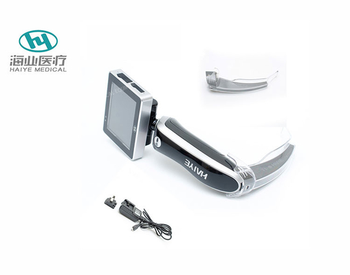 Sumber cahaya LED tahan air Sekali Pakai Video Laryngoscope Isi Ulang Baterai Lithium