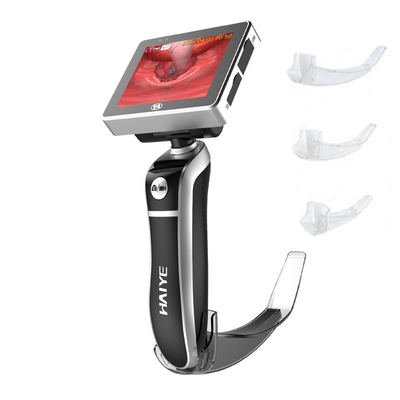Video Anestesi Neonatal Laryngoscope Baterai Isi Ulang Intubasi Endoskopi