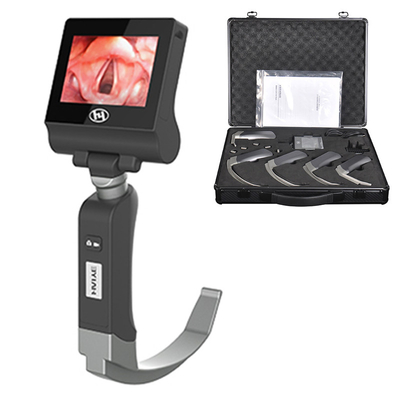 3.0 &quot;Layar LCD Haiye Reusable Video Laringoskop Resolusi 2000000