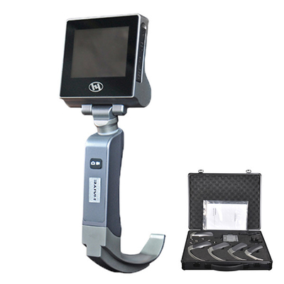 Layar 3-Inci 2 Juta Piksel Anti Kabut Laryngoscope Video yang Dapat Digunakan Kembali Untuk Intubasi Saluran Udara
