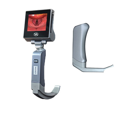 Optik Laryngoscope Video Kaku Yang Terhormat Dengan Tampilan Warna Transistor Film Tipis 3 Inch