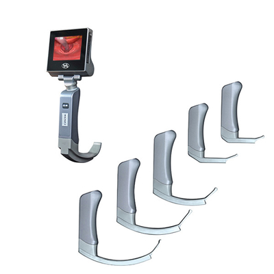 CMOS 3.5 Inch LCD Reusable Video Laryngoscope 1200 * 1600px Resolusi Video Intubasi