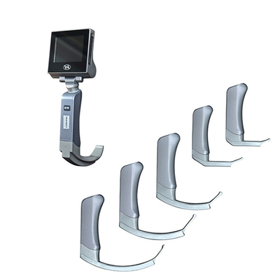 CMOS Full View Rigid Reusable Video Laryngoscope Dengan Blades 3.5 Inch
