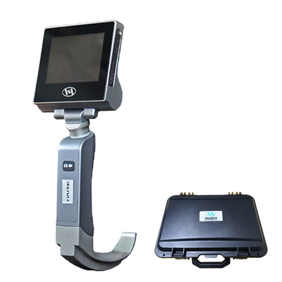 CMOS 3.0 Inch Full View Video Laryngoscope Dengan 5 Pisau Dapat Digunakan Kembali