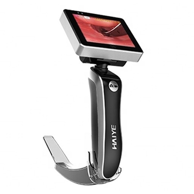 1280 x 720 Resolusi Carema Sumber Cahaya LED Tahan Air Laryngoscope Video Sekali Pakai